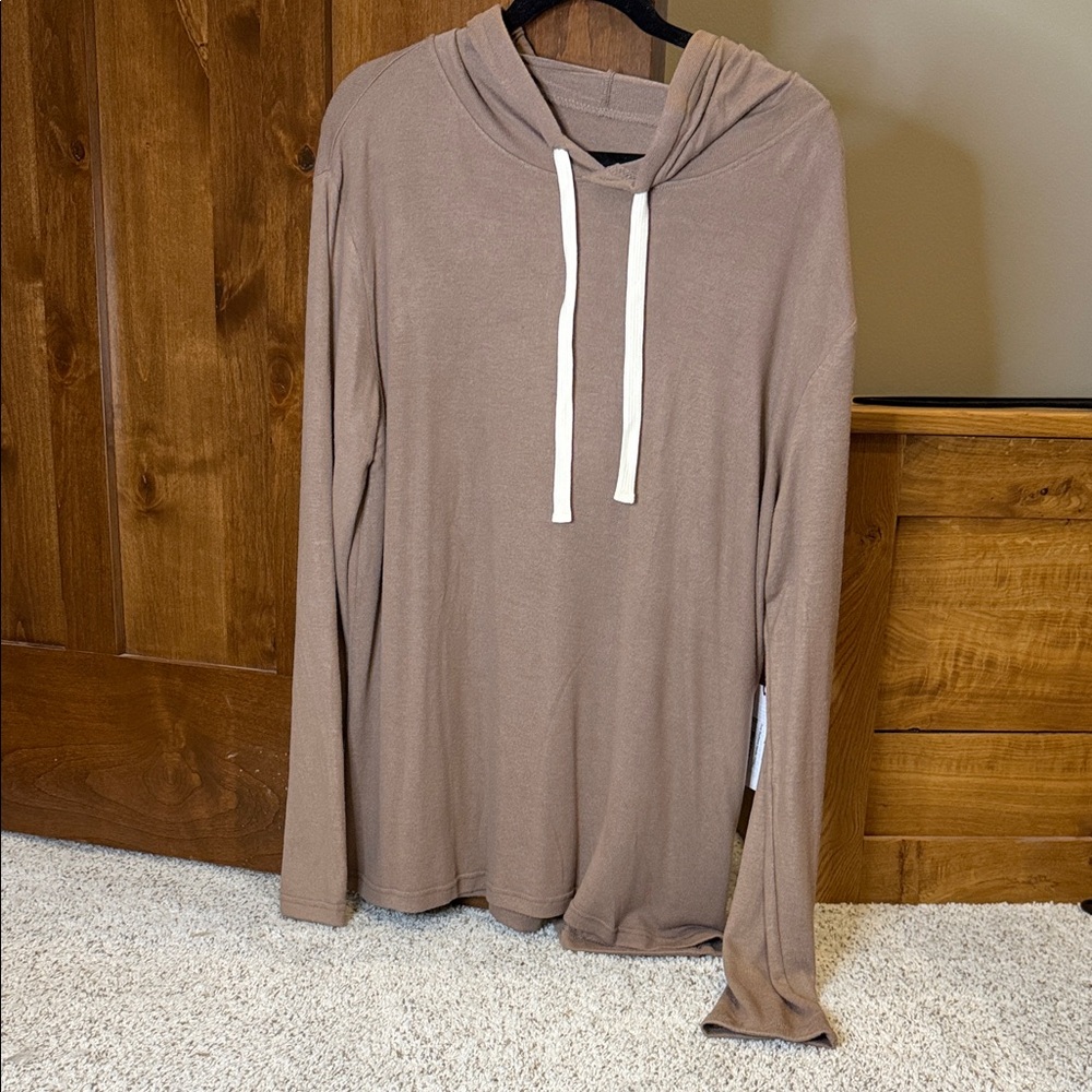 Zyia Dust Boyfriend Hoodie with Drawstrings